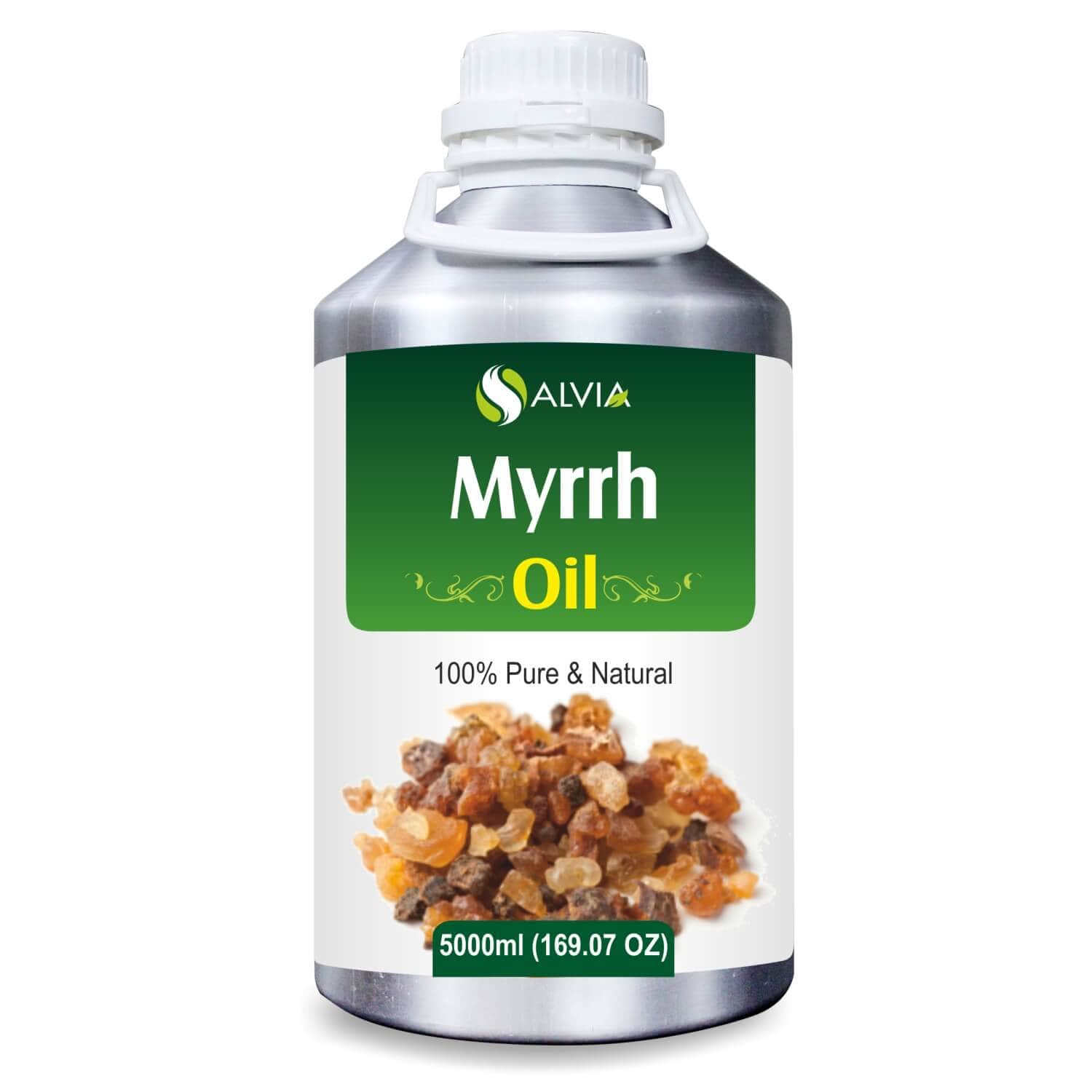 Salvia Natural Essential Oils 5000ml Myrrh Oil (Commiphora Myrrh) 100% Pure & Natural Essential Oil